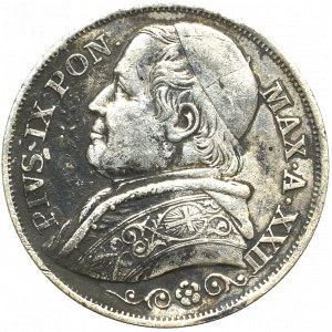 Vatican, Pius IX, 2 lira 1867