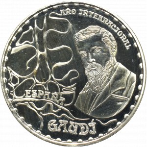 Hiszpania, 10 euro 2002 Gaudi