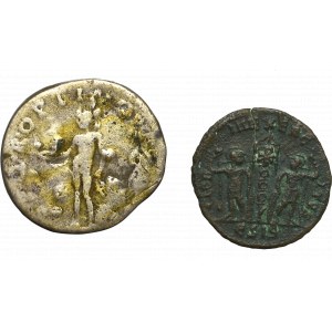 Roman Empire, Denarius and follis set