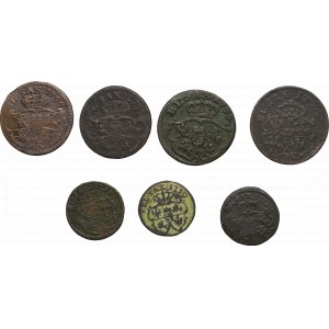 August III Saxon, Set of shekels and pennies