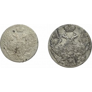 Russische Teilung, Nikolaus I., Satz von 5 und 10 Pfennigen 1840