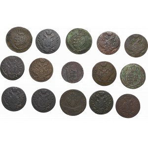 Poland under partition, Set of copper coins