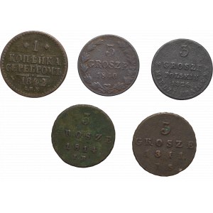 Russia and Russian Partition, Copper Coin Set