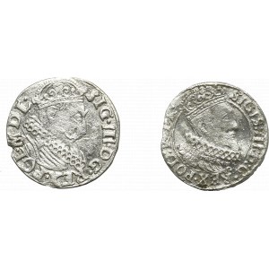 Sigismund III Vasa, Set of trojak 1621 and Gdańsk penny 1626