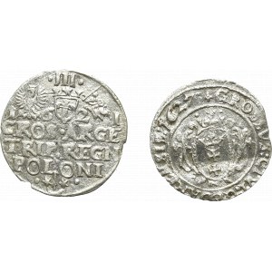 Sigismund III Vasa, Set of trojak 1621 and Gdańsk penny 1626