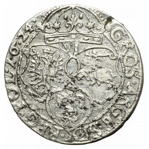 Zygmunt III Waza, Sixpence 1624, Kraków.