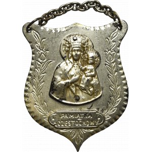 Poland, Patriotic rhinograph Souvenir from Częstochowa