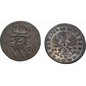 Germany, Set of 1 krajcar and 1 fenig