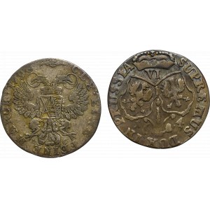 Prusy Książęce i Saksonia, Zestaw monet