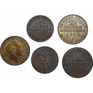 Deutschland, Preußen, Silbermünzensatz