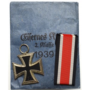 Germany, Third Reich, Iron Cross Second Class in broadcast envelope
