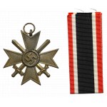 Niemcy, III Rzesza, Krzyż Zasługi Wojennej (KVK) 2 klasy z mieczami z kopertką nadaniową