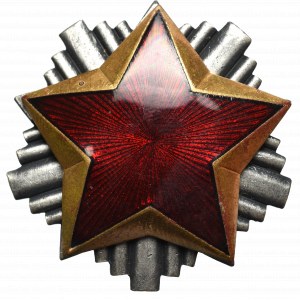 Jugoslávie, odznak na čepici důstojníka