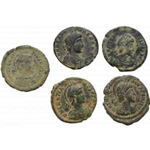 Roman Empire, Lot of late-roman follis