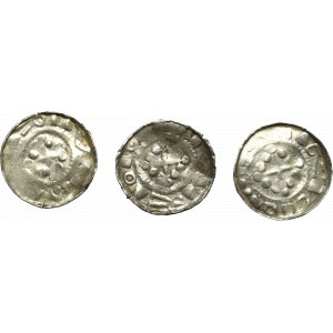 Germany, Set of 3 cross denarii