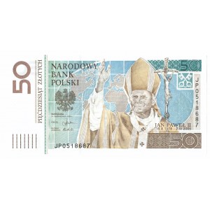 III RP, 50 złotych 2006 Jan Paweł II w pamiątkowym etui