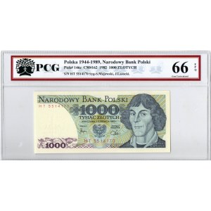 PRL, 1000 złotych 1982 HT - PCG 66EPQ