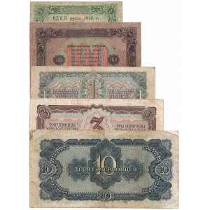 Russia, Ruble set years 1923-1937