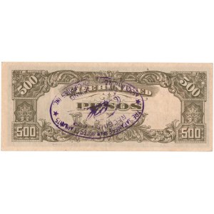 Japonia, 500 pesos 1944