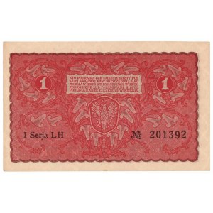 II RP, 1 Polish mark 1919 I SERIES LH