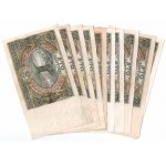 II RP, 100 zloty 1934 - set of 10 pieces
