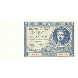 II RP, 5 złotych 1930 DV