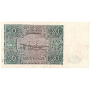 PRL, 20 zlotých 1946 B