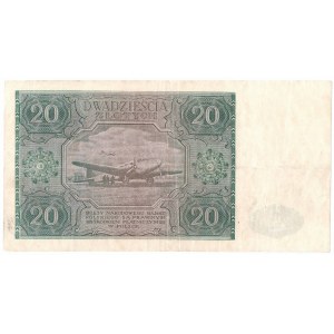 People's Republic of Poland, 20 zloty 1946 B