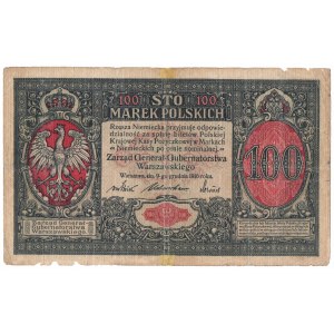GG, 100 Polish marks 1916, Gen.