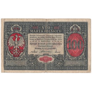 GG, 100 Polish marks 1916, Jenerał