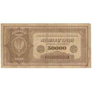 II RP, 50,000 marks 1922 G