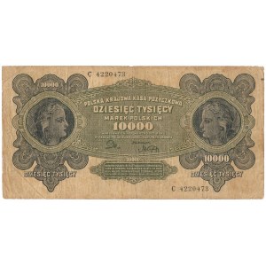 II RP, 10 000 poľských mariek 1922 C
