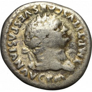 Roman Empire, Titus, Denarius