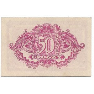 People's Republic of Poland, 50 groszy 1944 with no series or numbering