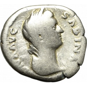 Roman Empire, Sabina, Denarius