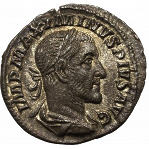 Roman Empire, Maximin Trax, Denarius