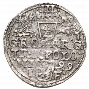 Sigismund III Vasa, Trojak 1599, Olkusz - undescribed POLONI