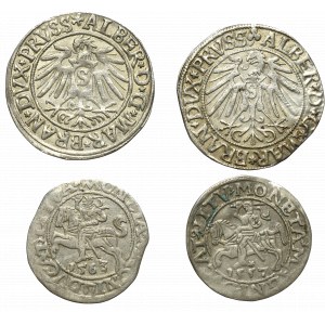 Zygmunt II August i Prusy Książęce, Zestaw monet