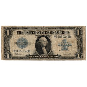 USA, $1 1923, blue stamp