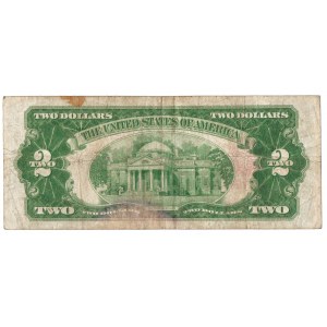 USA, $2 1928, červená známka