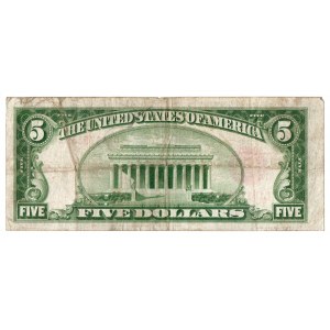 USA, $5 1928