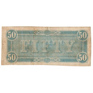 USA, 50 dolárov 1864 Konfederované štáty americké