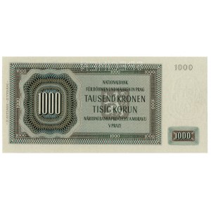 Protektorat Czech i Moraw, 1000 koron 1942 Specimen