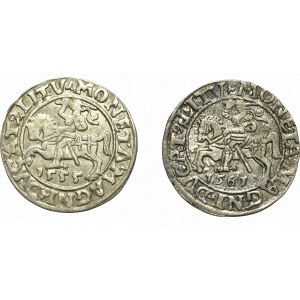 Sigismund II Augustus, Half-penny set 1555 and 1561