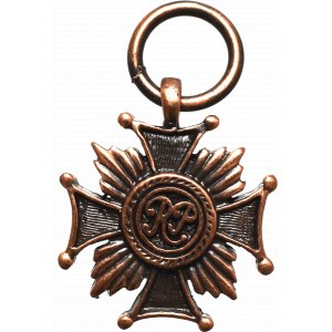 PSZnZ, Miniature Bronze Cross of Merit - Bialkiewicz