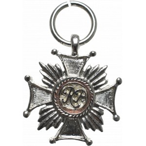 PSZnZ, Miniature of the Silver Cross of Merit - Bialkiewicz unfinished