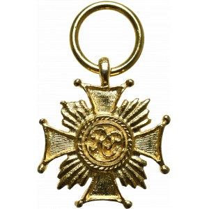 PSZnZ, Miniature of the Golden Cross of Merit - Bialkiewicz unfinished