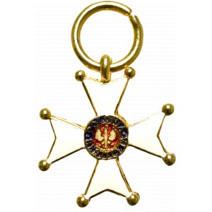 PSZnZ, Miniature of the Cross of the Order of Polonia Restituta - Bialkiewicz