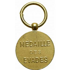 PSZnZ, Miniature French Medal For Escape from Captivity - Bialkiewicz