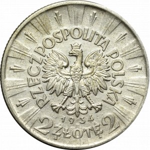 Druhá poľská republika, 2 zloté 1934 Pilsudski